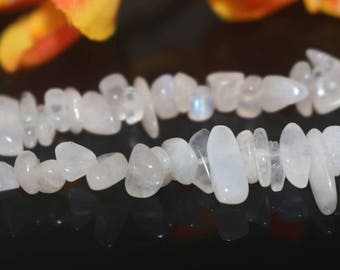 Natural A Moonstone Chip Beads,Chip beads,About 4-12mm Moonstone Chip Nugget Beads, Moonstone beads supply.34" strand