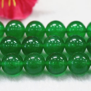 Green Malay jade Beads, smooth round Beads,4mm 6mm 8mm 10mm 12mm Malay Jade Beads 15&quot; per strand