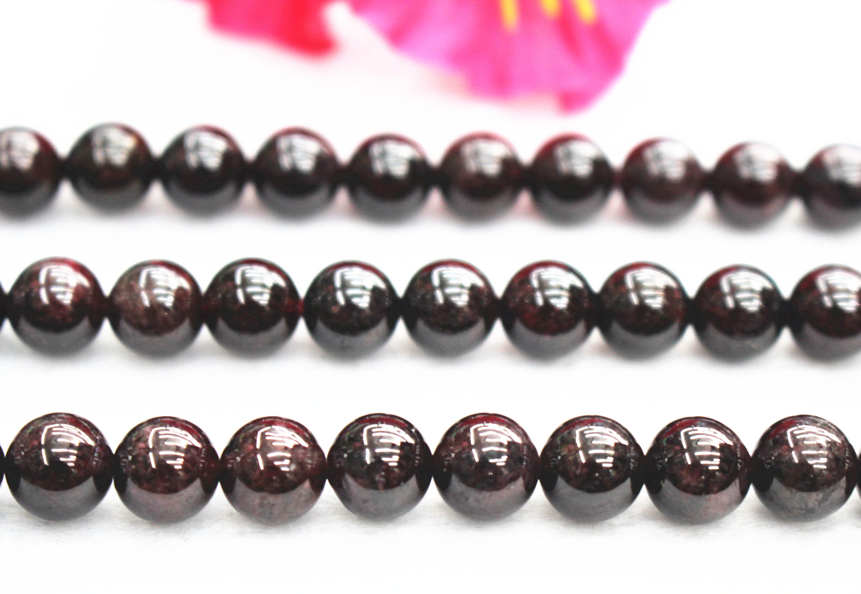 Perline Di Giada Granato Per La Creazione Di Gioielli - Perline - Foto 6