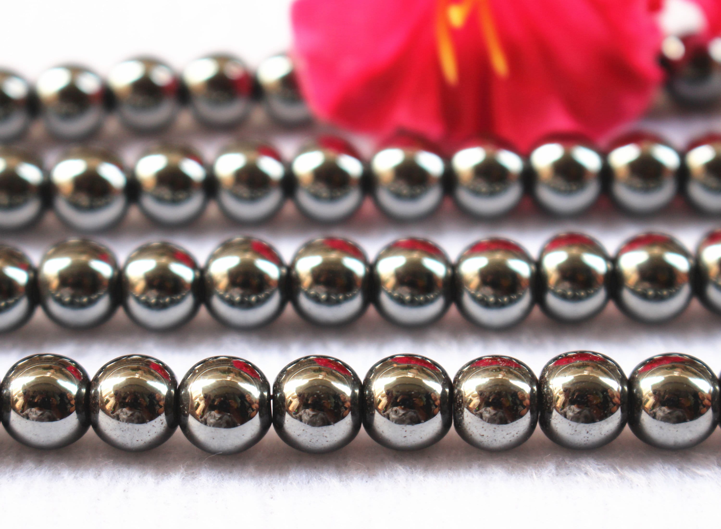Perles Rondes En Pyrite De Fer Naturel 2 à 12 Mm - Lot Création Bijoux Luxe