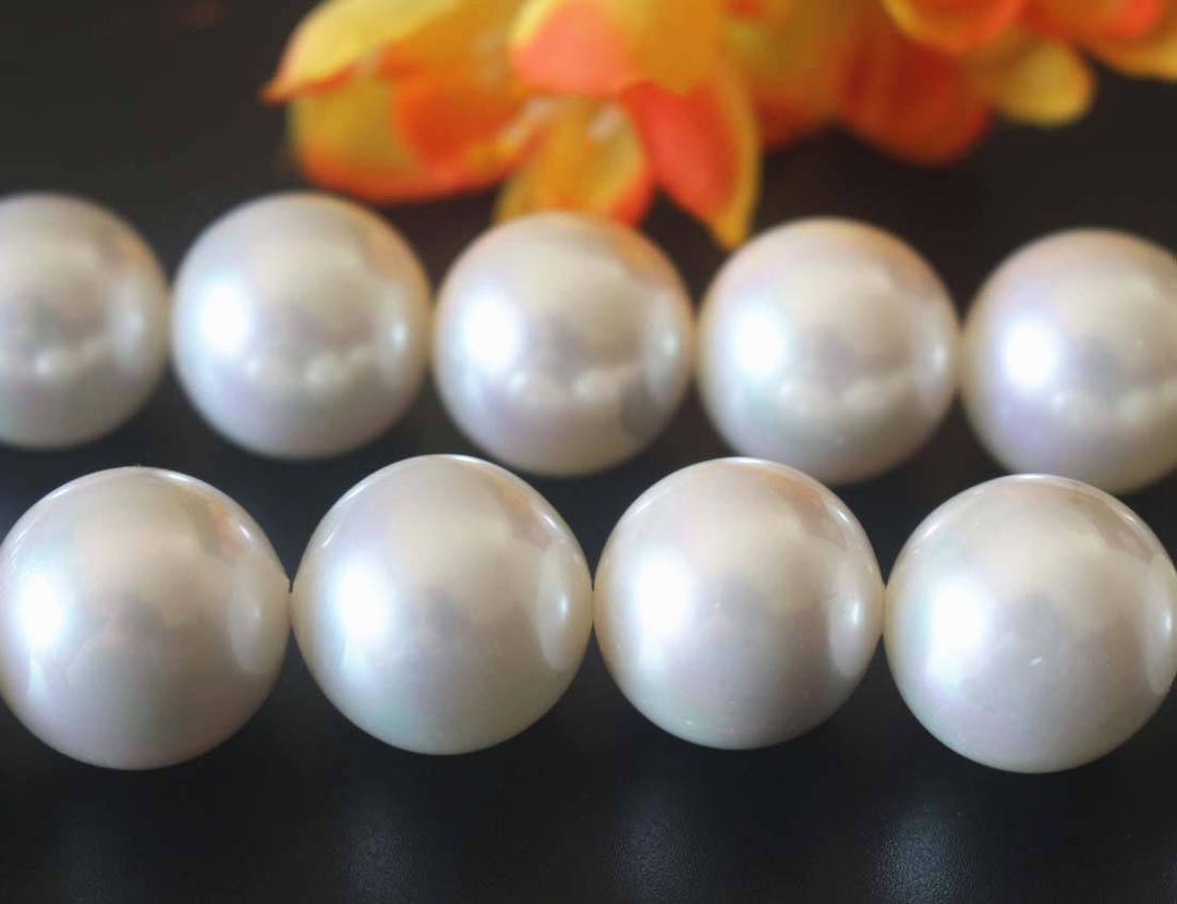Synthetic South Sea Shell Pearls Round Beads2mm 3mm 4mm 6mm Etsy