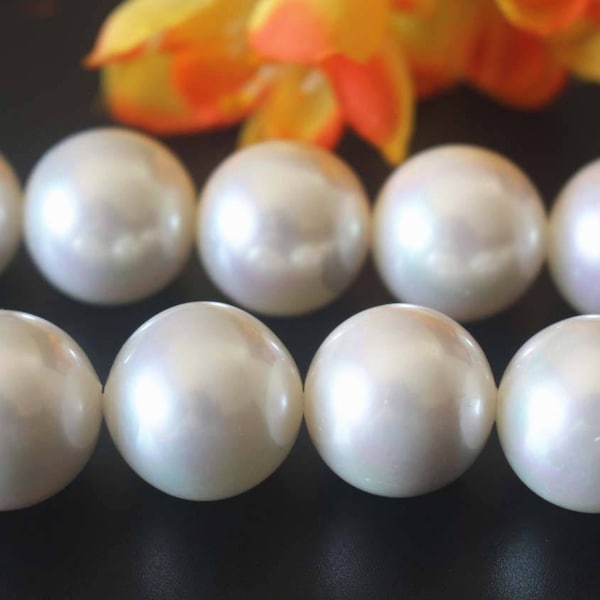 synthetic South Sea Shell Pearls round Beads,2mm 3mm 4mm 6mm 8mm 10mm 12mm 14mm 16mm 18mm 20mm Sea Shell Pearls Beads,Beads supply