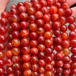 Natural red Fire Agate Round Beads,4mm 6mm 8mm 10mm 12mm Fire Agate Beads supply 15" strand