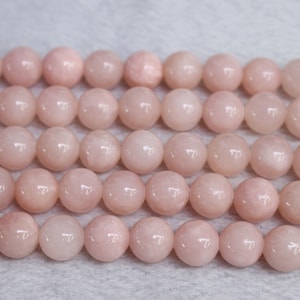 Mountain Jade Beads,pink Jade smooth round Beads,4mm 6mm 8mm 10mm 12mm Candy Jade Beads,Jade Beads 15&quot; per strand