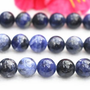 Natural Sodalite Beads,4mm 6mm 8mm 10mm 12mm 14mm 16mm Sodalite Round Beads,Sodalite Smooth Round beads supply.15&quot; strand