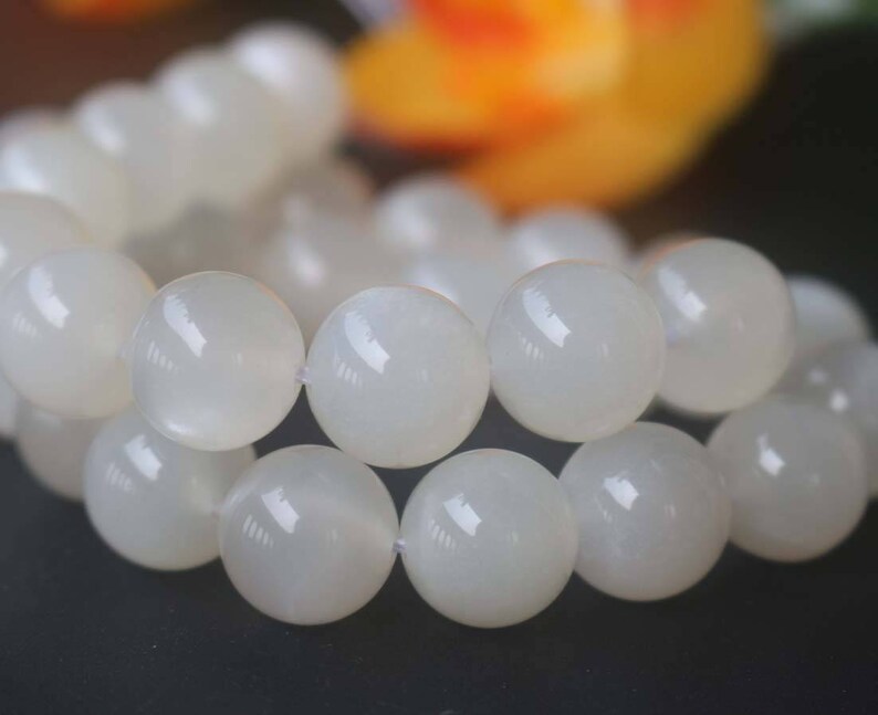 Natural AAA Genuine Moonstone Beads,6mm 8mm 10mm Moonstone Beads,Moonstone beads supply.15 strand image 4