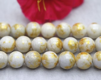 White gold jade beads,Mountain Jade beads,Malaysian Jade Beads,6mm 8mm 10mm 12mm Smooth Round Beads,Candy Jade Beads 15&quot; per strand