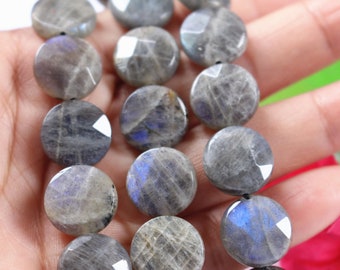 Natural Faceted Grey moonstone Beads,Labradorite Rectangle Shape beads,beads wholesale.15" strand