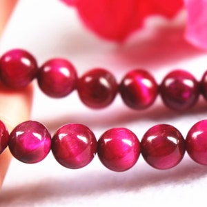 Dyed Tigereye beads,Red Tigereye Smooth Round Beads,Dyed Tigereye Beads supply 15&quot; strand DIY Accessories