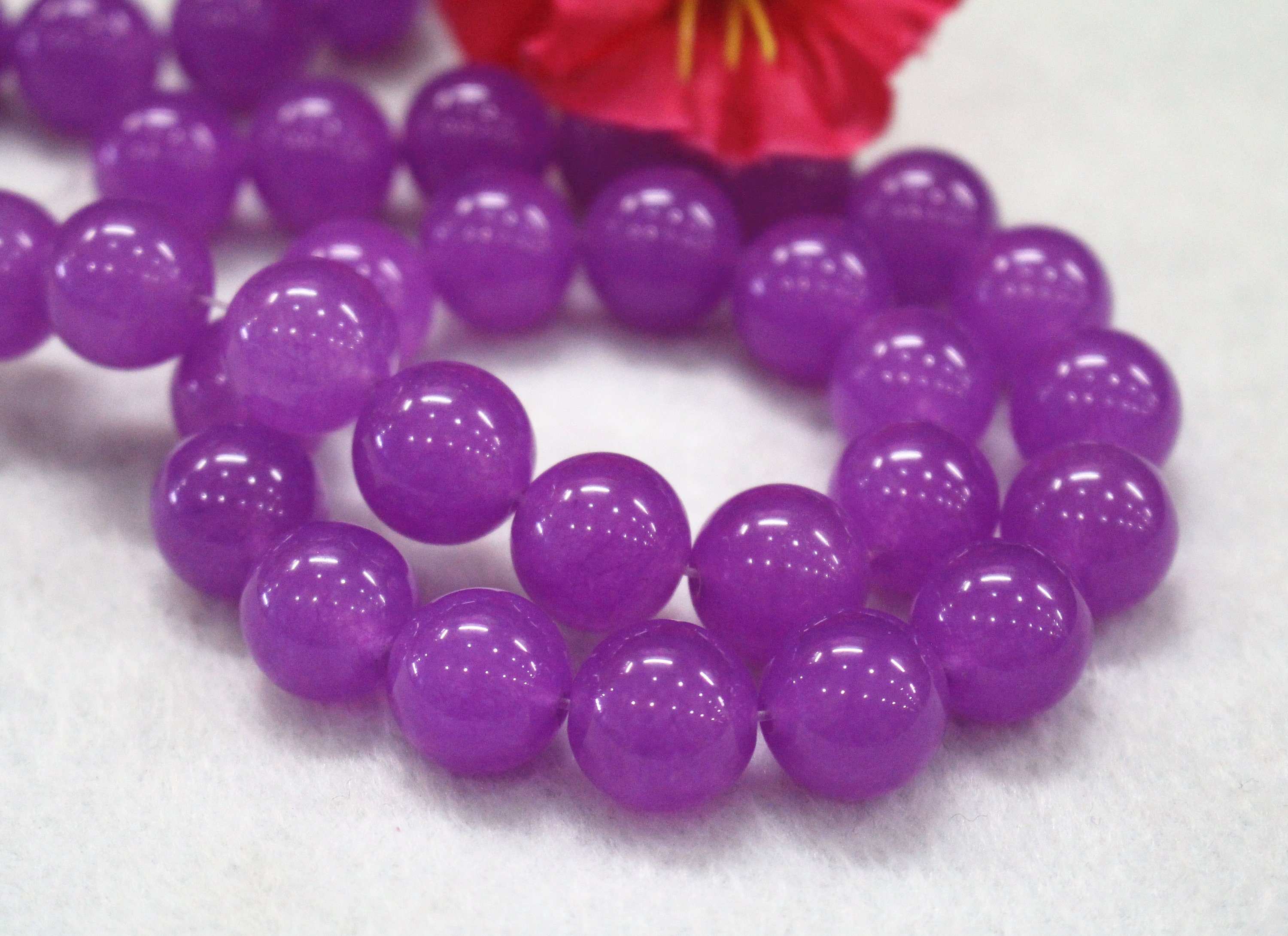Purple Malay Jade Beads Smooth Round Beads4mm 6mm 8mm 10mm - Etsy