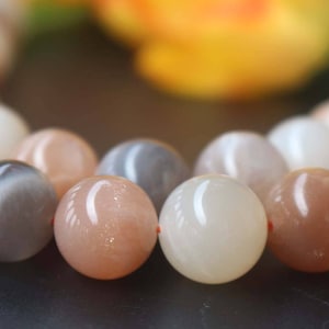 Natural AAA Genuine Colorful Moonstone Beads,6mm 8mm 10mm 12mm Moonstone Beads,Moonstone beads supply.15&quot; strand