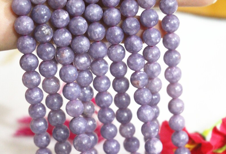 Natural purple Tourmaline Beads,6mm 8mm 10mm 12mm purple Tourmaline Smooth and Round Beads,Tourmaline Beads.15 strand