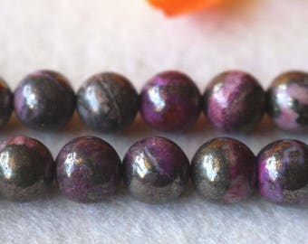 Smooth and Round beads 4mm 6mm 8mm 10mm 12mm 14mm Iron Pyrite Beads,Iron Pyrite Beads supply,15" strand