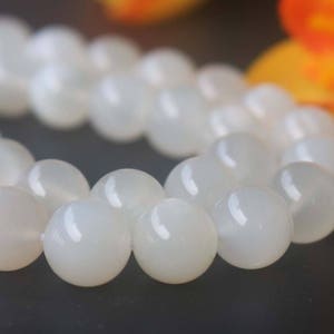 Natural AAA Genuine Moonstone Beads,6mm 8mm 10mm Moonstone Beads,Moonstone beads supply.15 strand image 1