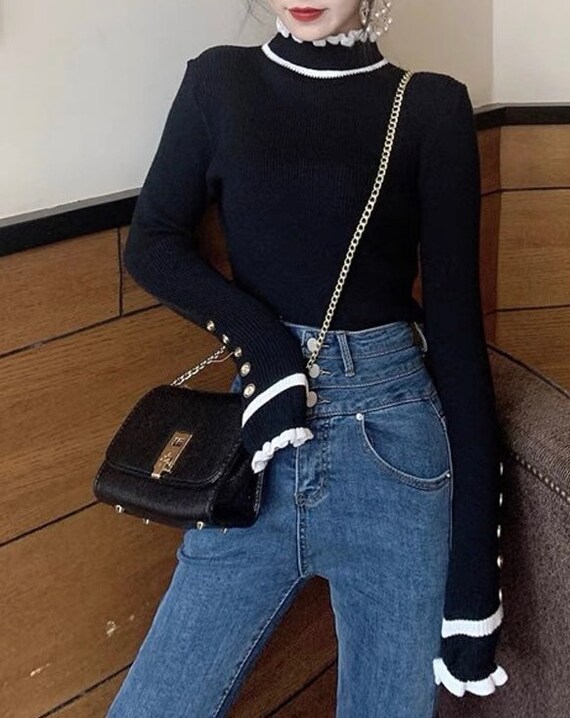 blusa tipo jersey
