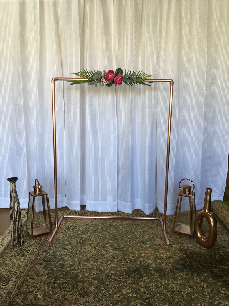 Seating Chart Stand Copper Arch Copper Seating Arch Small Etsy