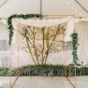 Chuppah, Copper Chuppah, Chuppah Kit, Ceremony Arch, Copper Wedding Arch, Chuppah Arbor.