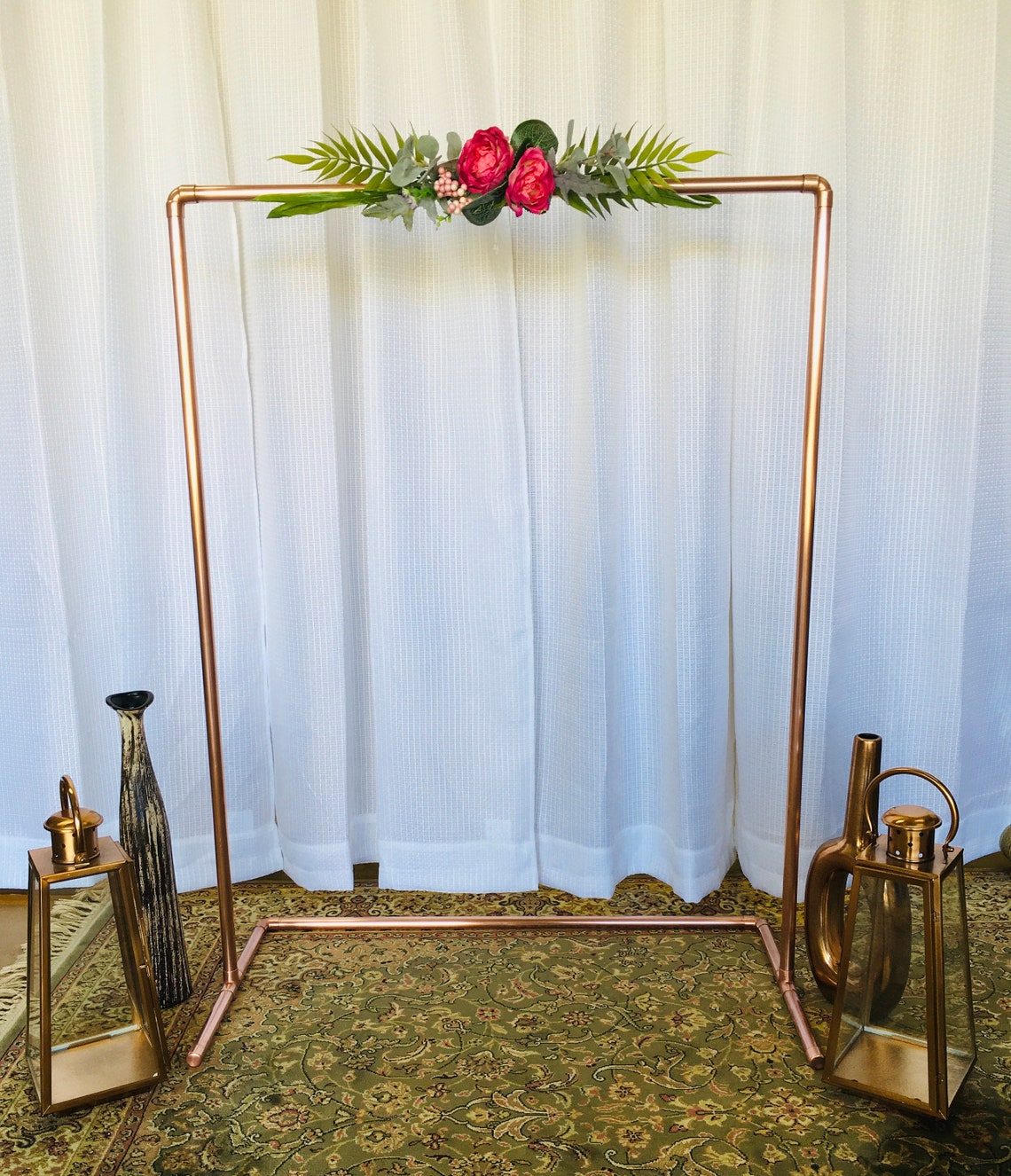 Seating Chart Stand Copper Arch Copper seating Arch Etsy
