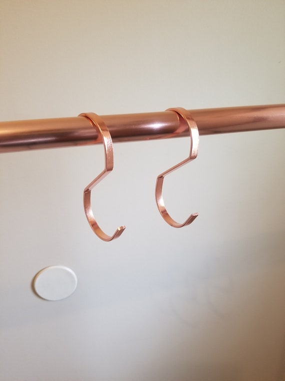Copper finish S Hook Rose Gold S Hook Seating Chart Sign Etsy