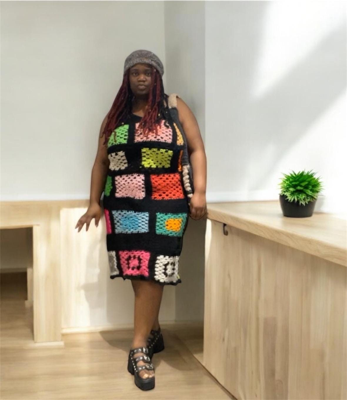 30 Maxi Dress Crochet Patterns to Make Stunning Handmade Outfits 26 The Josephine Granny Square Dress