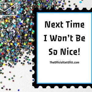 Glitter Bomb Letter Joke Mail: Da próxima vez não serei tão legal! pegadinha anônima