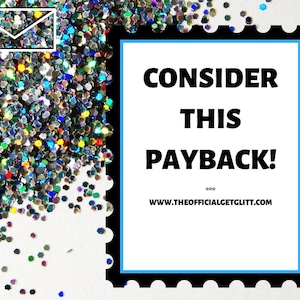 Glitter Bomb Letter Joke Mail: ¡Considera esta recompensa! Broma anónima