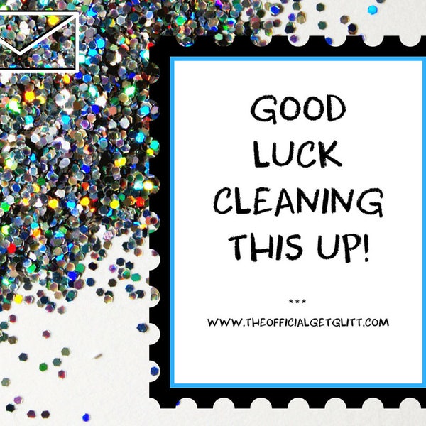 Glitter Bomb Letter Joke Mail: Good Luck Cleaning This Up! Anonymous Prank