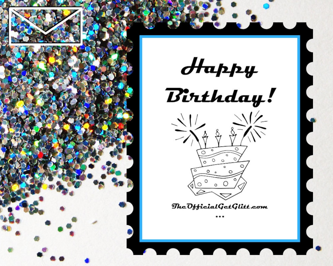 Glitter Bomb Letter Joke Mail Happy Birthday Anonymous Prank Etsy