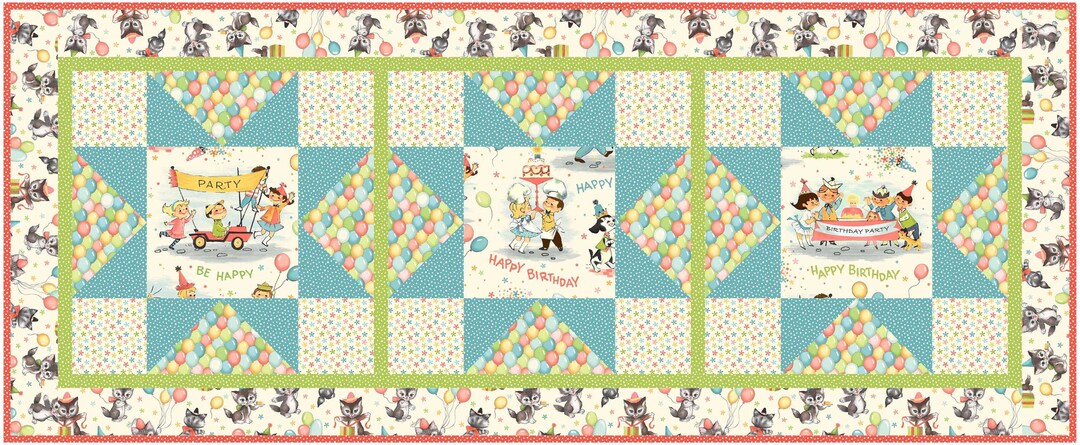 Quick Star Table Runner Pattern, Directions, the Fabric Addict, Michael ...