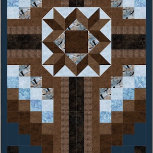 The Old Rugged Cross quilt kit (Large Throw size), Northcott, The Fabric Addict
