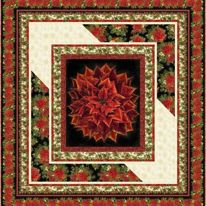 Free Shipping. A Panel to Die For queen quilt kit. Timeless Treasure Holiday Spice