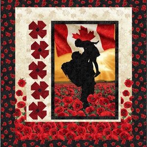 Freedom quilt pattern, The Fabric Addict, PTN3077, Northcott Oh Canada 11