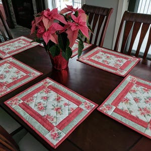 placemat pattern, 4 o'Clock, by Miss Winnie designs