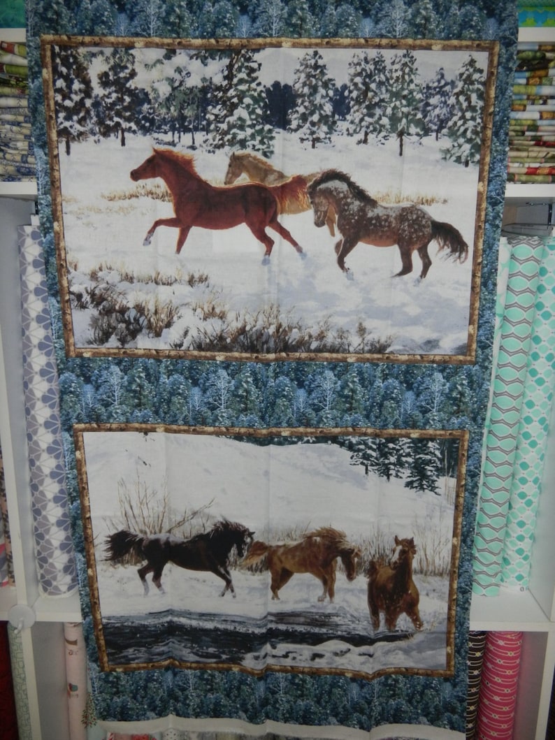 Winter Enchantment Quilt Panel Etsy