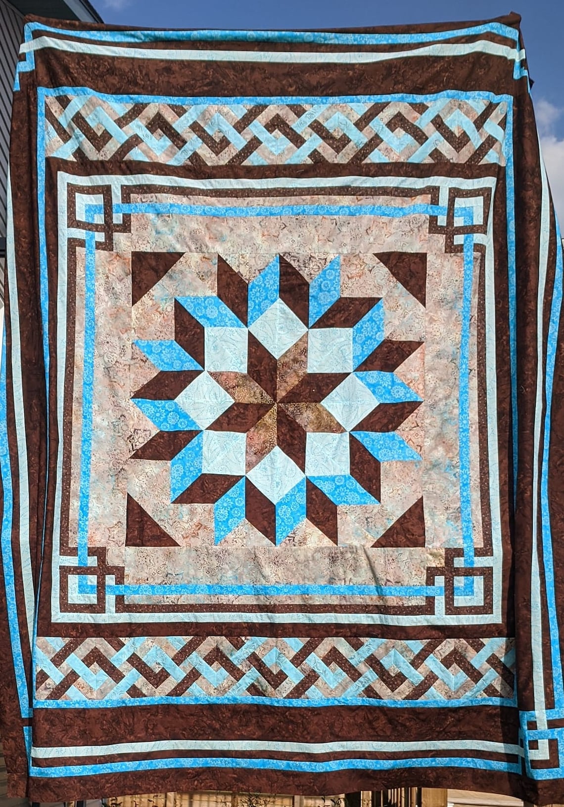 Carpenters Square Quilt Pattern Northcott Shimmer Timeless Etsy