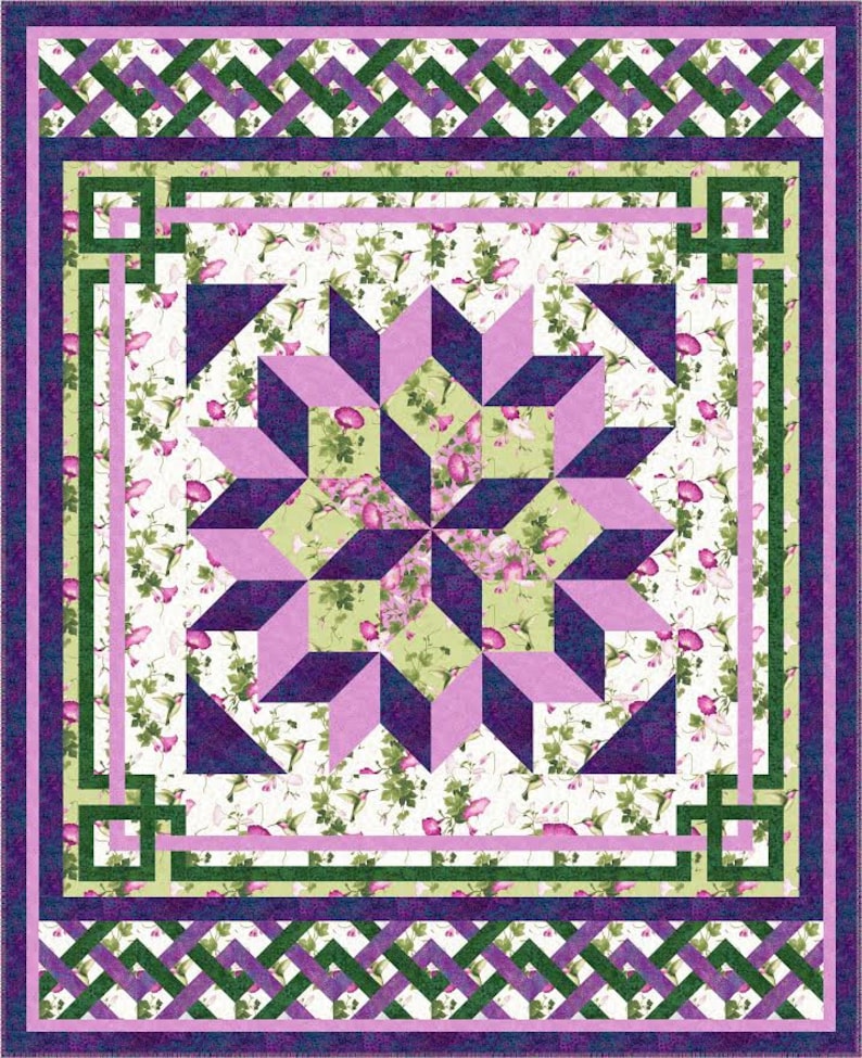 Carpenters Square Quilt Pattern Northcott Shimmer Timeless Etsy