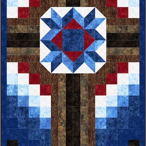 The Old Rugged Cross Quilt Kit. Throw, Quilts of Valor, Northcott, USA