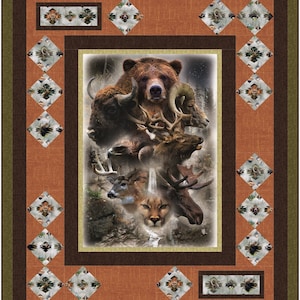 Photo Collage quilt pattern. Hard copy.