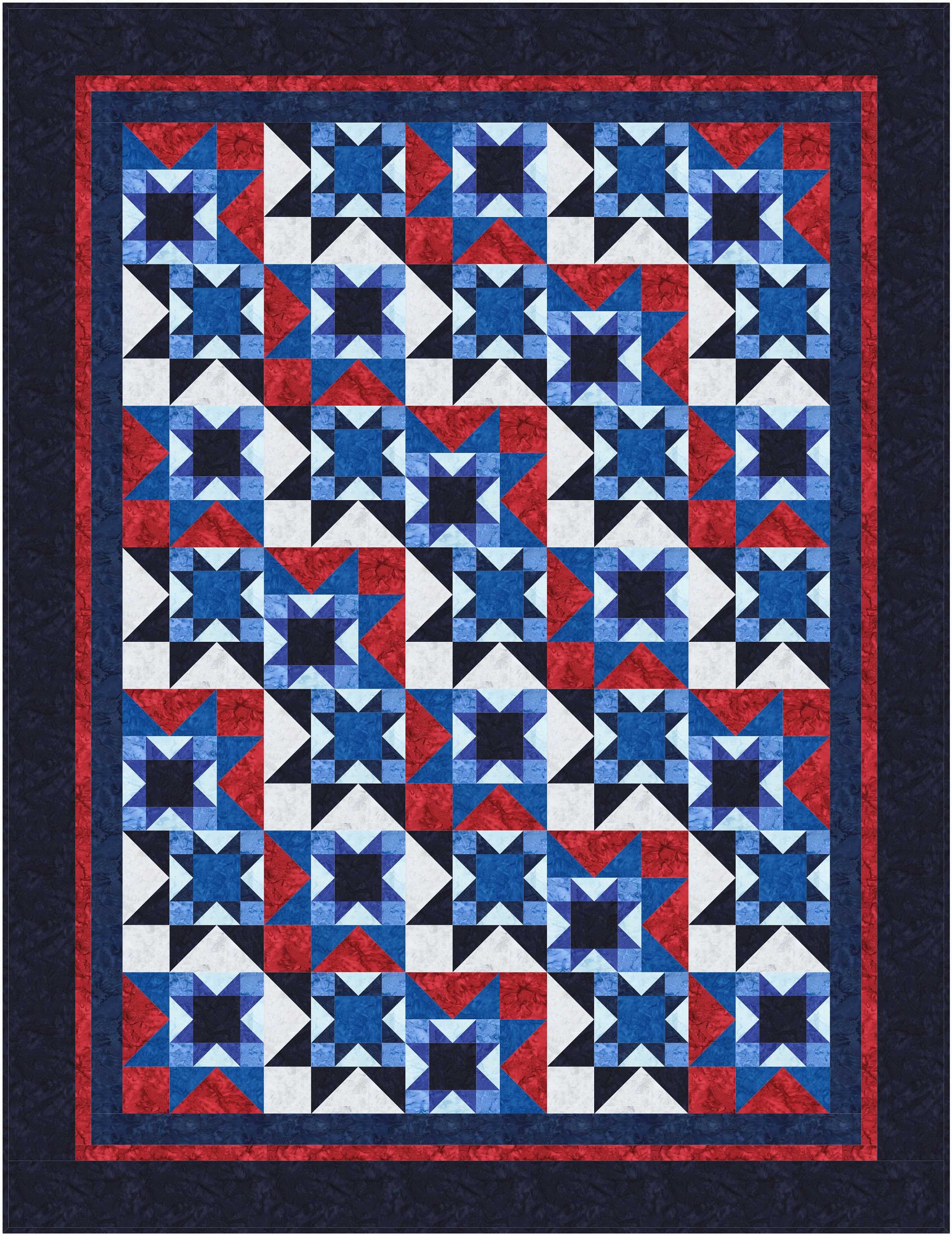 Spangled Pattern Spangled Quilt Pattern. Hard Copy. - Etsy