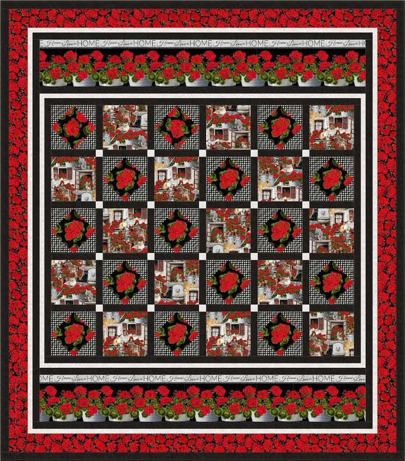 The Cat's Meow Quilt Pattern. Front Porch Timeless Etsy