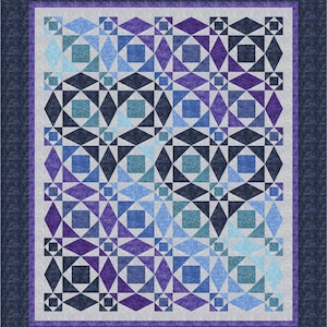 Motif de courtepointe Our Hearts Will Go On. Copie papier.
