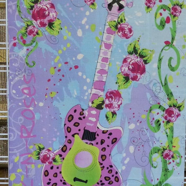 Guitar Quilt Pattern Etsy