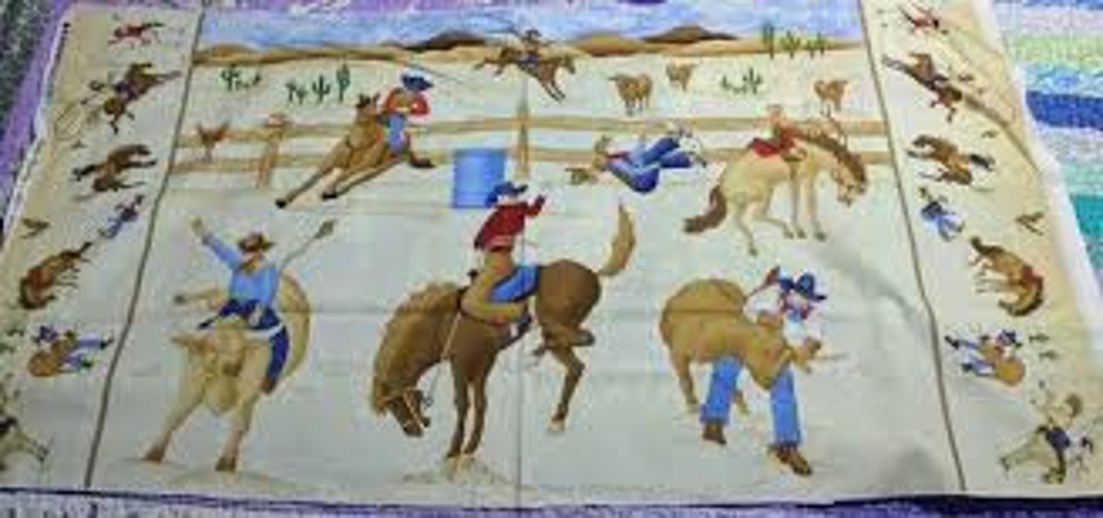 Rodeo Round up Quilt Panel, Northcott, Starring a Panel, Fabric Addict ...