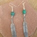 Kyesha Curtis reviewed Turquoise and Pewter Dangle earrings