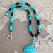 Reviewed by Inactive reviewed Chinese turquoise and onyx necklace with turquoise pendant