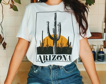 Vintage Y2K Bedazzled Rhinestone Handmade Arizona Tshirt Arizona Lover Arizona Souvenir 50 States Tshirt The Grand Canyon State AZ Tshirt