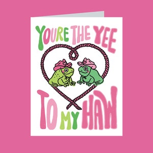 Yee Haw Frogs Valentine