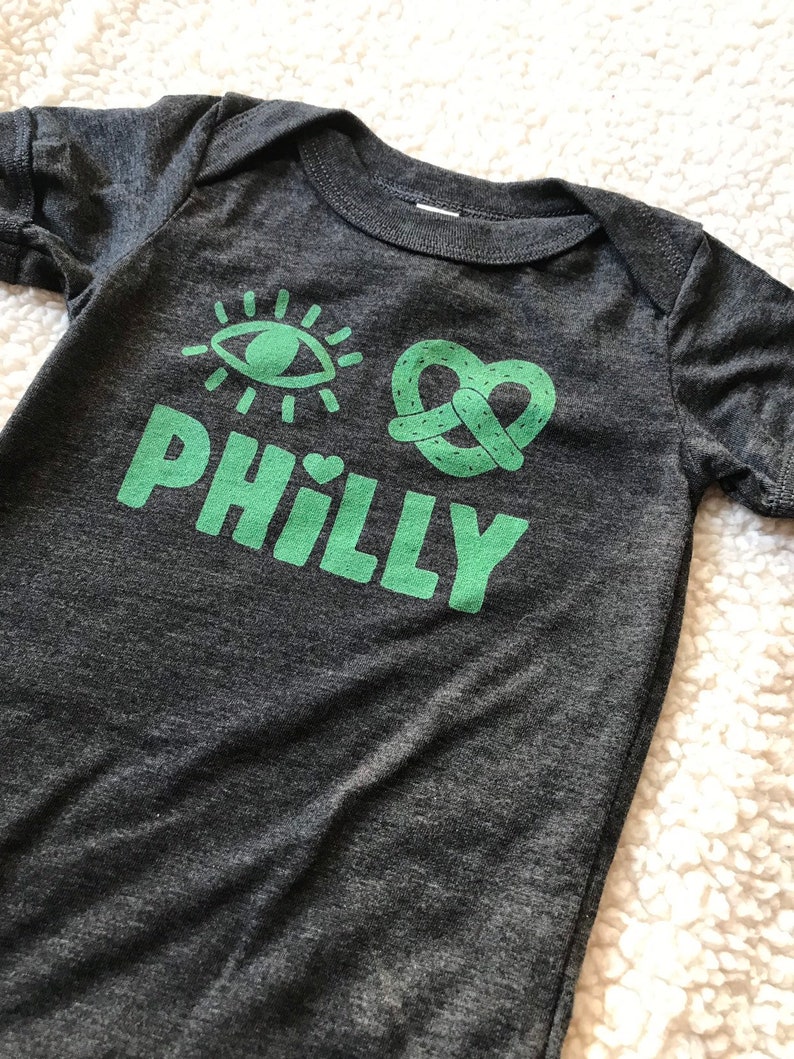 I Heart Philly Baby Onesie I Love Philadelphia Baby Onesie Etsy