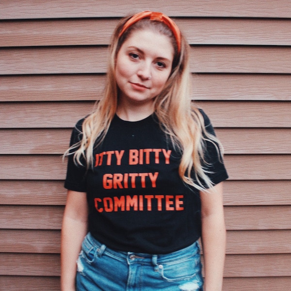 Itty Bitty Gritty Committee Philly Flyers T-Shirt - Black Flyers Tee - Philadelphia Flyers Gritty TShirt