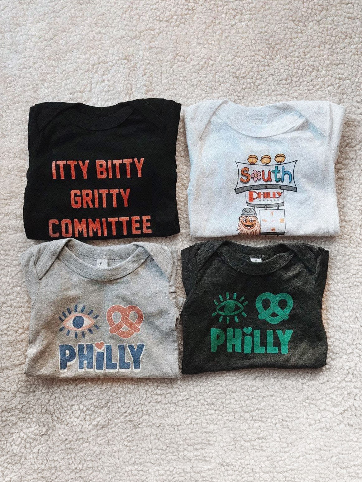 Gritty Gang Baby Onesie — Philadelphia Independents